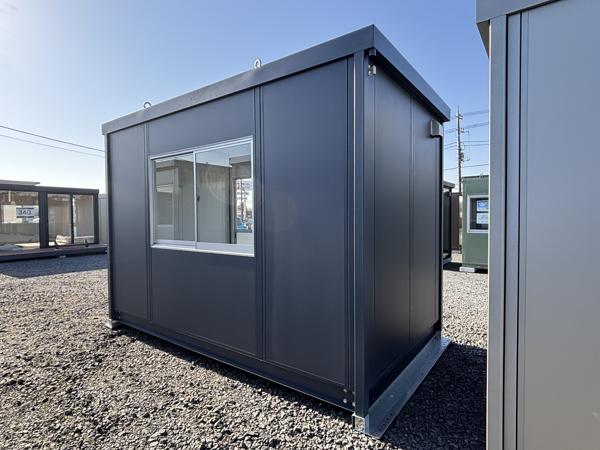 茨城県小美玉店/展示場の新棟ユニットハウス・プレハブ・コンテナハウス38MSL(2.43坪)の本体の外観