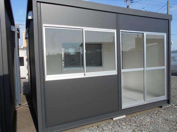 福島県福島店/展示場の新棟ユニットハウス・プレハブ・コンテナハウス38MSL(2.43坪)の本体の外観