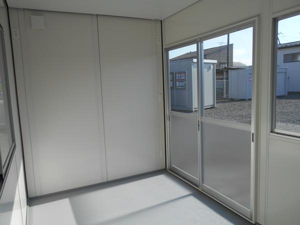 福島県福島店/展示場の新棟ユニットハウス・プレハブ・コンテナハウス38MSL(2.43坪)の本体の内観