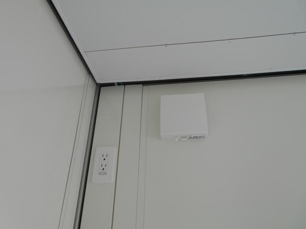 福島県福島店/展示場の新棟ユニットハウス・プレハブ・コンテナハウス29MSL(1.84坪)の各設備の給気口