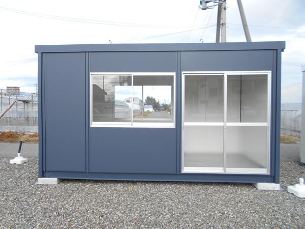 長野県松本店/展示場の新棟ユニットハウス・プレハブ・コンテナハウス47MSL(3.02坪)の本体の外観
