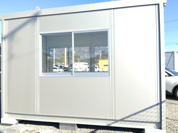 静岡県藤枝店/展示場の新棟ユニットハウス・プレハブ・コンテナハウス38MSL(243.51坪)の本体の外観