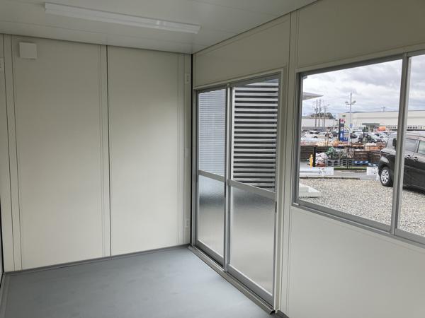 広島県広島八木店/展示場の新棟ユニットハウス・プレハブ・コンテナハウス47MSL(3.02坪)の本体の外観