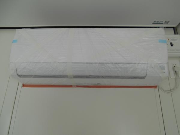 埼玉県朝霞店/展示場の新棟ユニットハウス・プレハブ・コンテナハウス38MSL(2.43坪)の各設備のエアコン