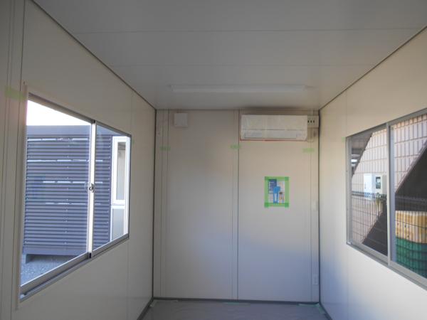 埼玉県朝霞店/展示場の新棟ユニットハウス・プレハブ・コンテナハウス47MSL(3.02坪)の本体の内観