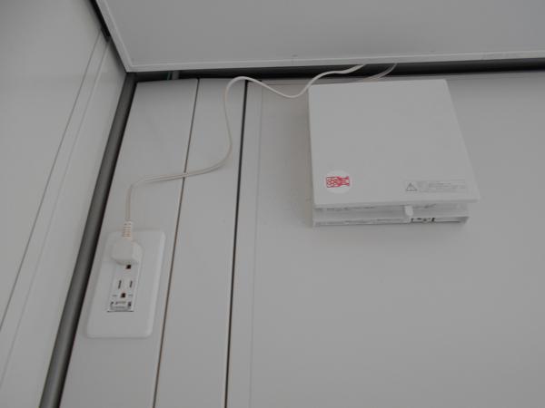 埼玉県朝霞店/展示場の新棟ユニットハウス・プレハブ・コンテナハウス47MSL(3.02坪)の各設備の換気扇