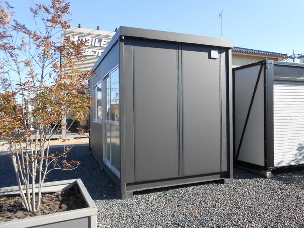 群馬県館林店/展示場の新棟ユニットハウス・プレハブ・コンテナハウス47MSL(3.02坪)の本体の外観