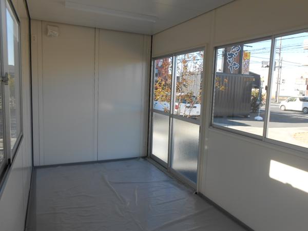 群馬県館林店/展示場の新棟ユニットハウス・プレハブ・コンテナハウス47MSL(3.02坪)の本体の内観