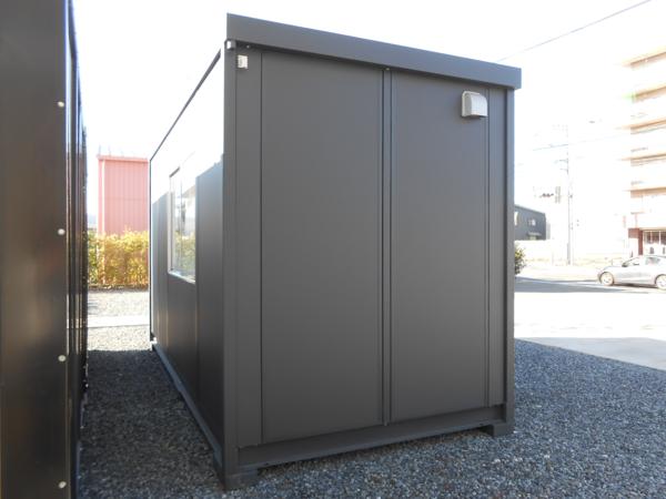 群馬県館林店/展示場の新棟ユニットハウス・プレハブ・コンテナハウス47MSL(3.02坪)の本体の外観