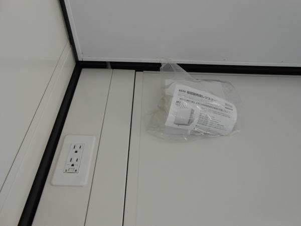 群馬県館林店/展示場の新棟ユニットハウス・プレハブ・コンテナハウス47MSL(3.02坪)の各設備の給気口