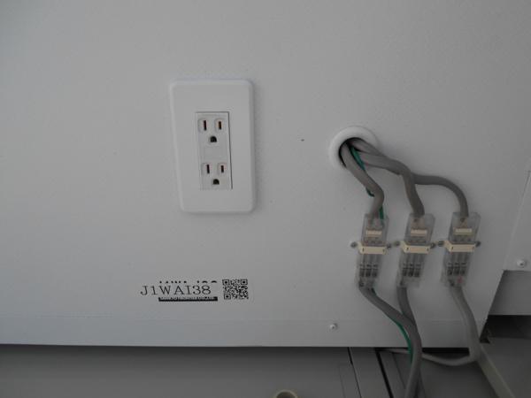 埼玉県朝霞店/展示場の中古ユニットハウス・プレハブ・コンテナハウスCT-41J(2.85坪)の各設備のコンセント