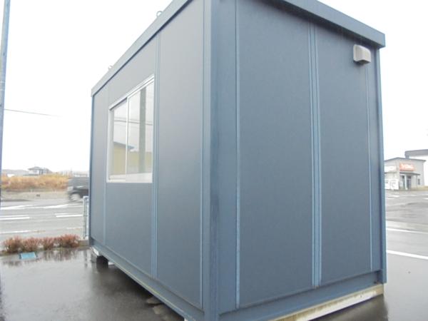 秋田県秋田店/展示場の新棟ユニットハウス・プレハブ・コンテナハウス38MSL(2.43坪)の本体の外観