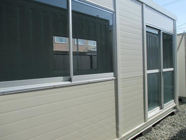 島根県松江営業所/展示場の新棟ユニットハウス・プレハブ・コンテナハウス4MSD(2.99坪)の本体の外観