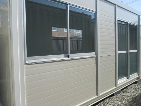 島根県松江営業所/展示場の新棟ユニットハウス・プレハブ・コンテナハウス4MSD(2.99坪)の本体の外観