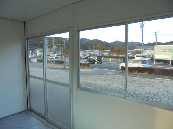 山口県周南店/展示場の新棟ユニットハウス・プレハブ・コンテナハウス38MSL(2.43坪)の本体の内観