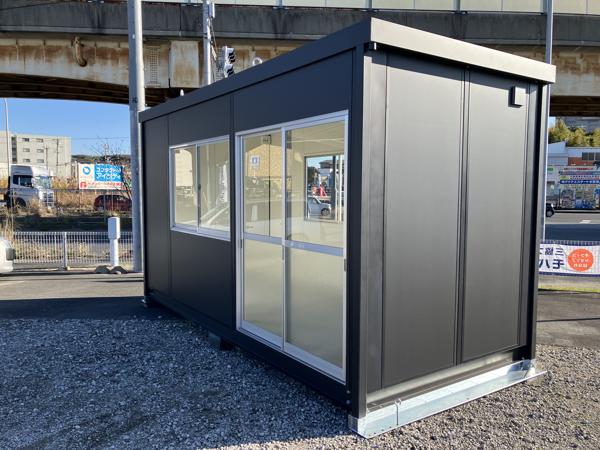 千葉県木更津店/展示場の新棟ユニットハウス・プレハブ・コンテナハウス47MSL(3.02坪)の本体の外観