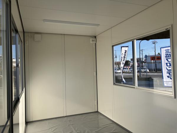 千葉県木更津店/展示場の新棟ユニットハウス・プレハブ・コンテナハウス47MSL(3.02坪)の本体の内観