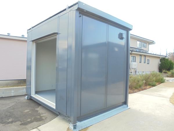 秋田県秋田店/展示場の中古ユニットハウス・プレハブ・コンテナハウスCT-32J(2.16坪)の本体の外観
