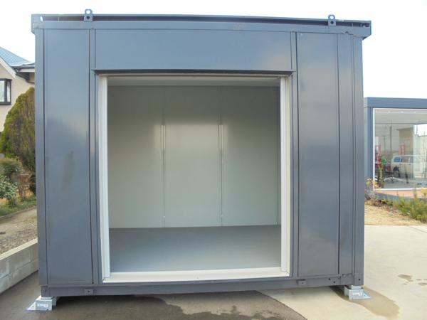 秋田県秋田店/展示場の中古ユニットハウス・プレハブ・コンテナハウスCT-32J(2.16坪)の本体の外観