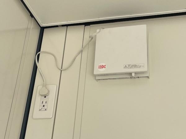 兵庫県伊丹店/展示場の新棟ユニットハウス・プレハブ・コンテナハウス47MSL(3.02坪)の各設備の換気扇