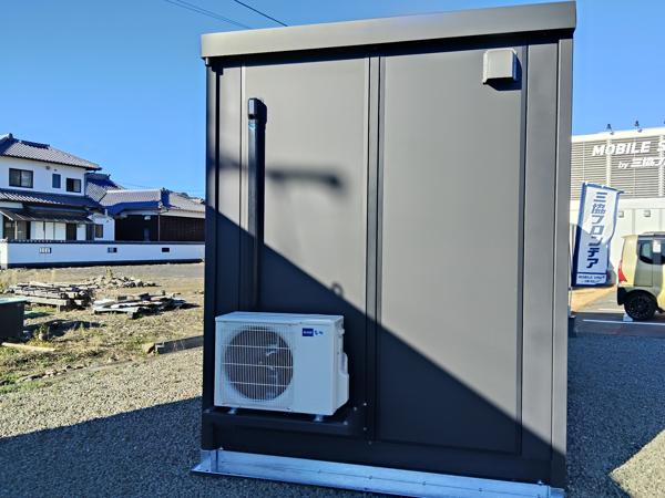 静岡県藤枝店/展示場の新棟ユニットハウス・プレハブ・コンテナハウス47MSL(3.02坪)の本体の外観