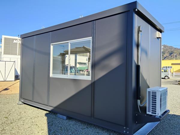 静岡県藤枝店/展示場の新棟ユニットハウス・プレハブ・コンテナハウス47MSL(3.02坪)の本体の外観