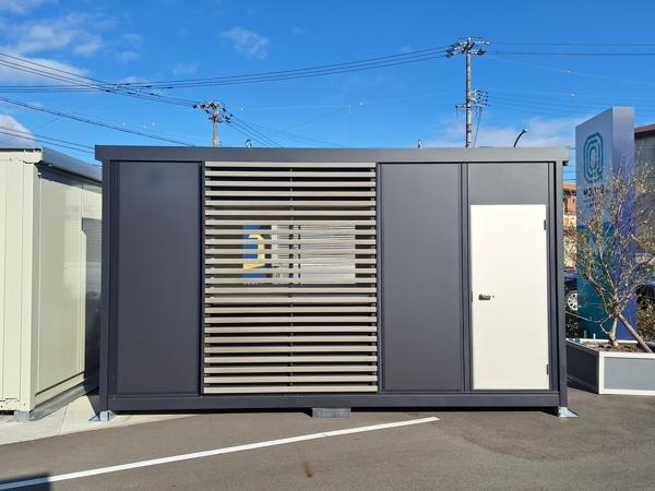 愛知県大府店/展示場の新棟ユニットハウス・プレハブ・コンテナハウス47MSL(3.02坪)の本体の外観