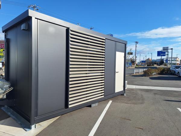 愛知県大府店/展示場の新棟ユニットハウス・プレハブ・コンテナハウス47MSL(3.02坪)の本体の外観