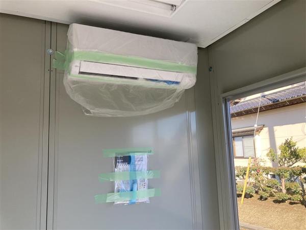 茨城県下妻店/展示場の中古ユニットハウス・プレハブ・コンテナハウスCT-32J(2.16坪)の各設備のエアコン