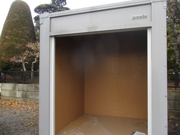 茨城県下妻店/展示場の新棟ユニットハウス・プレハブ・コンテナハウスPanda2.0 PS2(1.06坪)の本体の外観