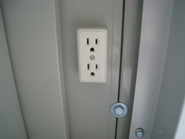 広島県東広島店/展示場の中古ユニットハウス・プレハブ・コンテナハウスCT-32JG(2.16坪)の各設備のコンセント
