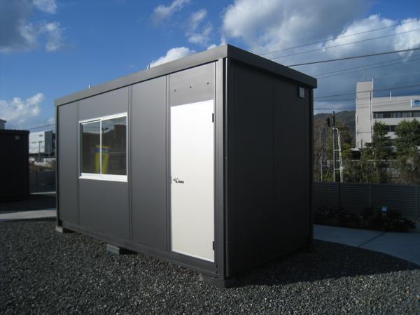 広島県東広島店/展示場の新棟ユニットハウス・プレハブ・コンテナハウス47MSL(3.02坪)の本体の外観