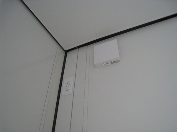 広島県東広島店/展示場の新棟ユニットハウス・プレハブ・コンテナハウス47MSL(3.02坪)の各設備の給気口