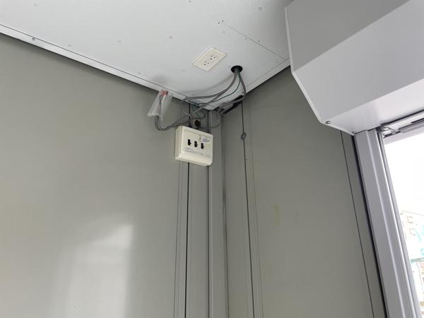 熊本県熊本店/展示場の中古ユニットハウス・プレハブ・コンテナハウスCT-32J(2.16坪)の各設備の分電盤