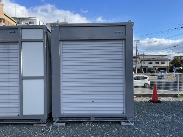 熊本県熊本店/展示場の新棟ユニットハウス・プレハブ・コンテナハウスPanda2.0 PS2(1.06坪)の本体の外観