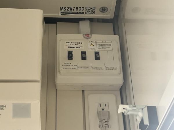 長崎県長崎店/展示場の新棟ユニットハウス・プレハブ・コンテナハウス29MSL(1.84坪)の各設備の分電盤