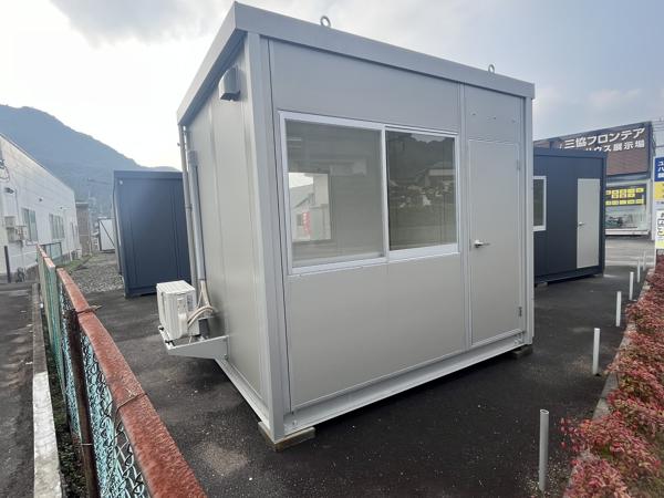 長崎県長崎店/展示場の新棟ユニットハウス・プレハブ・コンテナハウス29MSL(1.84坪)の本体の外観