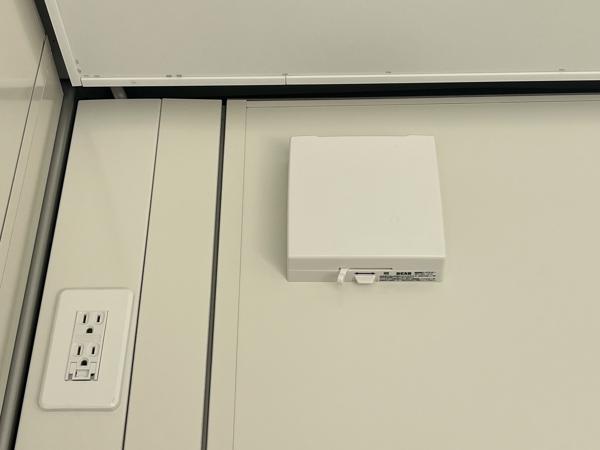 長崎県長崎店/展示場の新棟ユニットハウス・プレハブ・コンテナハウス29MSL(1.84坪)の各設備の給気口