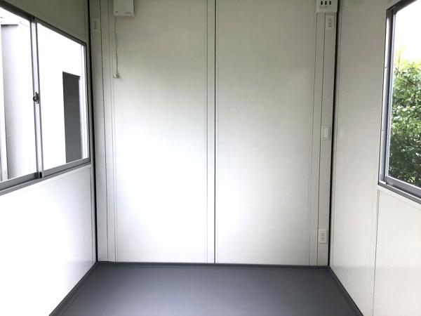 岩手県盛岡営業所/総合展示場の新棟ユニットハウス・プレハブ・コンテナハウス38MSL(2.43坪)の本体の内観
