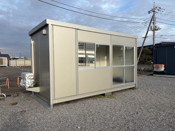 茨城県土浦出張所/展示場の新棟ユニットハウス・プレハブ・コンテナハウス47MSL(3.02坪)の本体の外観