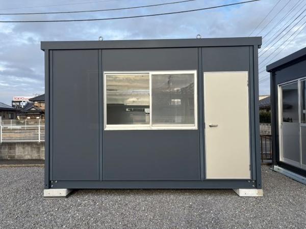 茨城県土浦出張所/展示場の新棟ユニットハウス・プレハブ・コンテナハウス38MSL(2.43坪)の本体の外観