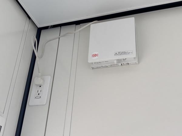 茨城県小美玉店/展示場の新棟ユニットハウス・プレハブ・コンテナハウス38MSL(2.43坪)の各設備の換気扇