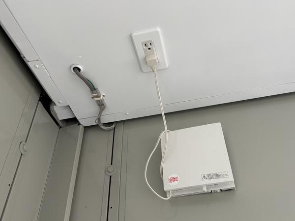 茨城県小美玉店/展示場の中古ユニットハウス・プレハブ・コンテナハウスCT-32J(2.16坪)の各設備の換気扇