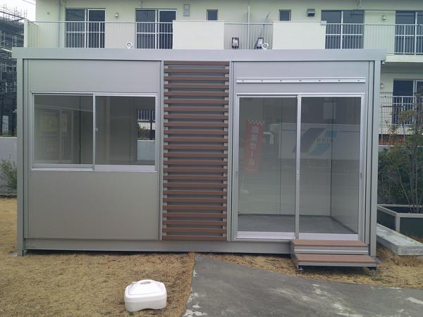 埼玉県川口営業所/展示場の新棟ユニットハウス・プレハブ・コンテナハウス47MSL(3.02坪)の本体の外観