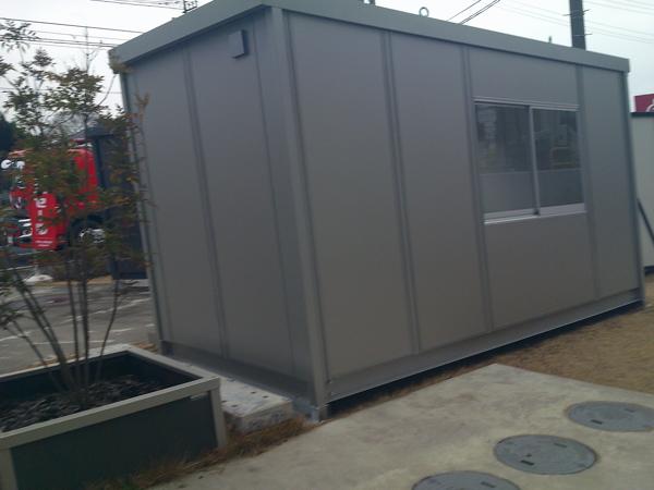 埼玉県川口営業所/展示場の新棟ユニットハウス・プレハブ・コンテナハウス47MSL(3.02坪)の本体の外観