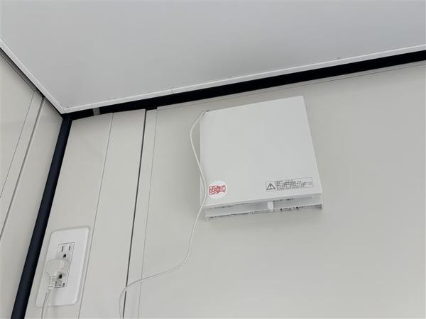徳島県徳島店/展示場の新棟ユニットハウス・プレハブ・コンテナハウス38MSL(2.43坪)の各設備の換気扇