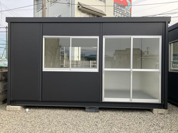 富山県高岡店/展示場の新棟ユニットハウス・プレハブ・コンテナハウス47MSL(3.02坪)の本体の外観