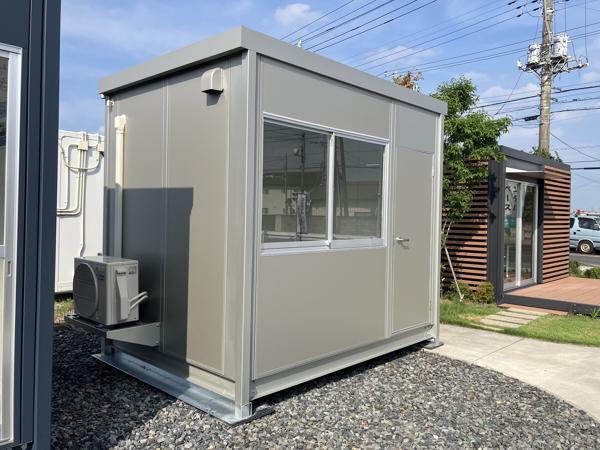 栃木県小山店/展示場の新棟ユニットハウス・プレハブ・コンテナハウス29MSL(1.84坪)の本体の外観