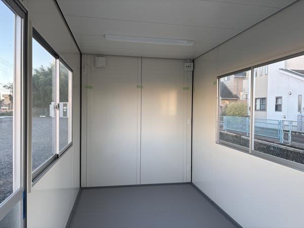 栃木県真岡店/展示場の新棟ユニットハウス・プレハブ・コンテナハウス47MSL(3.02坪)の本体の内観