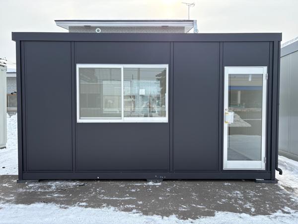 北海道帯広店/展示場の新棟ユニットハウス・プレハブ・コンテナハウス47MSL(3.02坪)の本体の外観